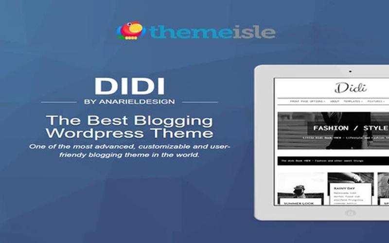 Didi – 时尚生活与杂志式个人博客主题