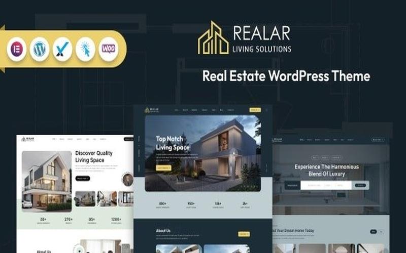 Realar – 房产项目与住宅空间展示主题