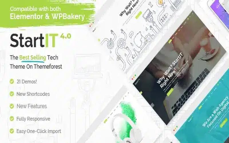 Startit – 创业服务与科技企业官网主题