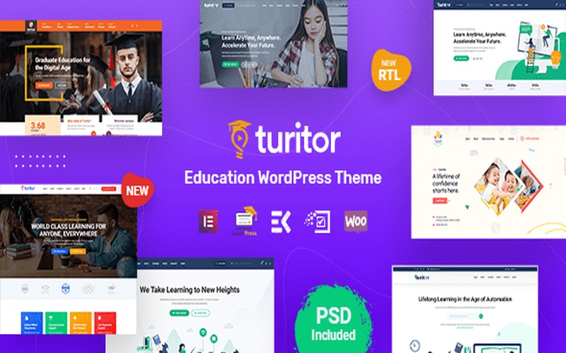 Turitor – 在线课程与教育培训机构主题