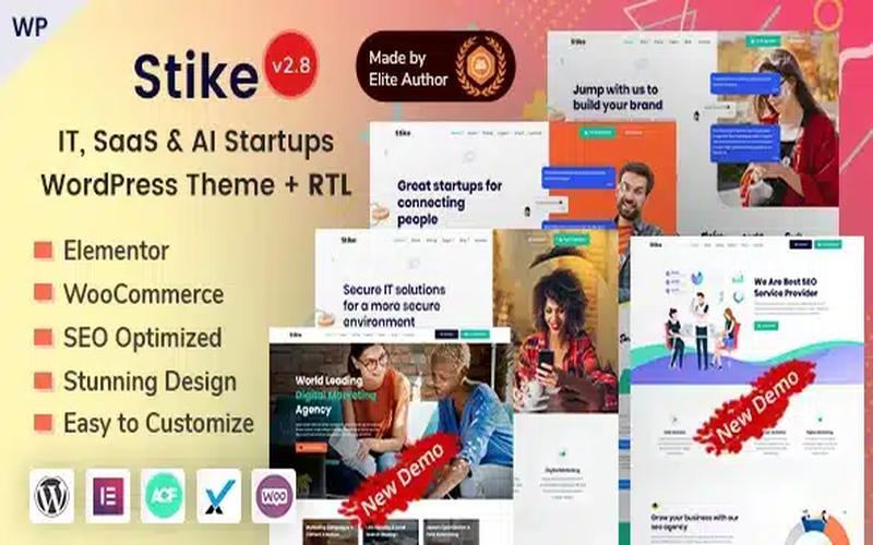 Stike – IT技术服务与数字营销企业主题
