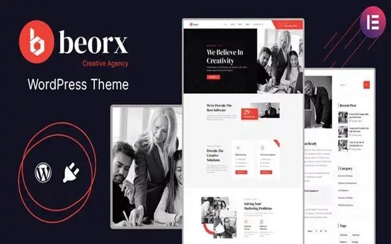 Beorx – 创意机构与设计作品展示主题