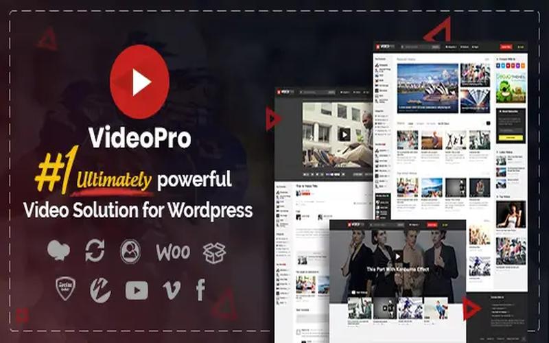 VideoPro – 视频频道与系列内容门户主题