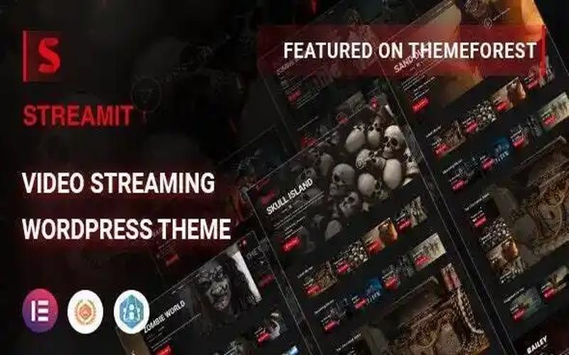Streamit – 影视片库与会员视频展示主题