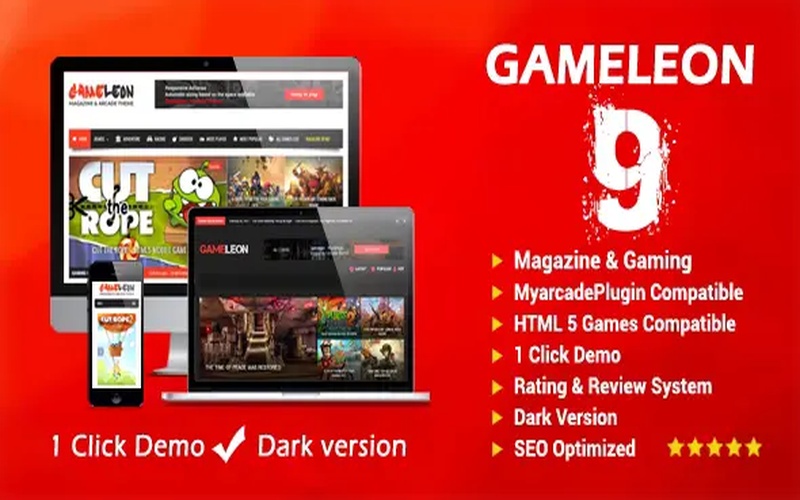 Gameleon – 游戏与新闻杂志主题