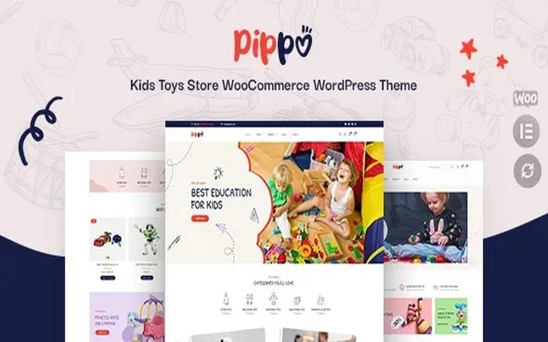 Pippo – 儿童玩具与多规格商品购物主题
