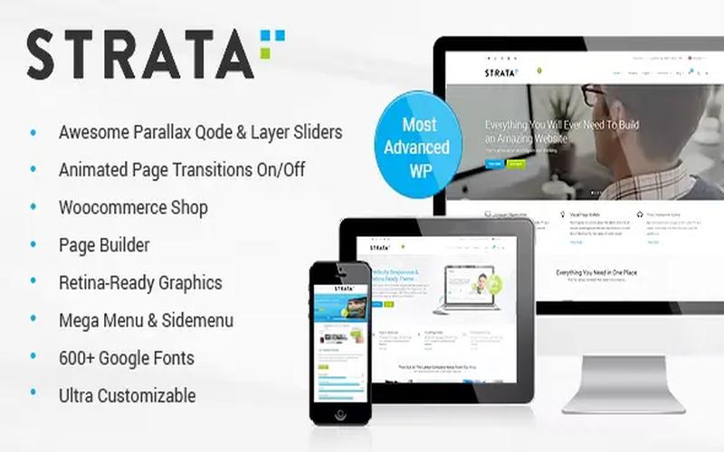 Strata – 企业形象与专业项目展示主题