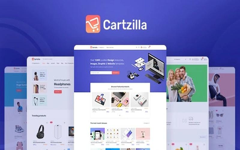 Cartzilla – 数字商品与生鲜零售商城主题