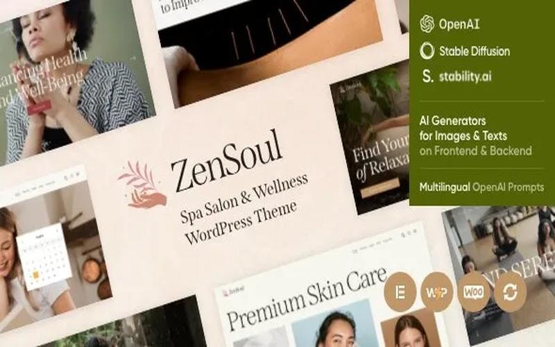 ZenSoul – SPA美容门店与护理用品商城主题