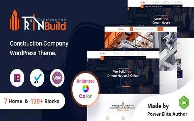 RinBuild – 建筑施工与工程服务企业主题