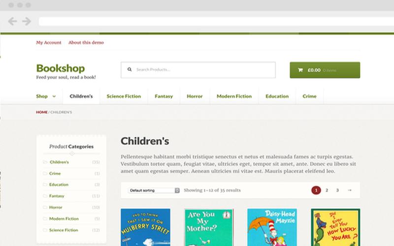 Bookshop – 在线书店 WooCommerce 主题