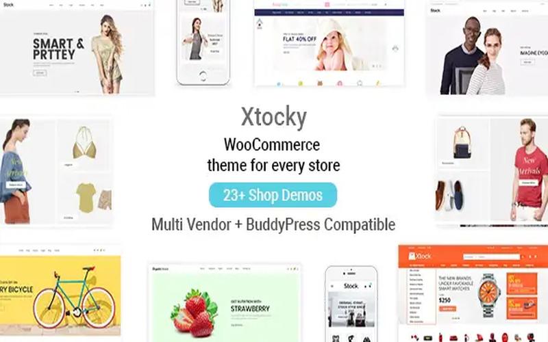 Xtocky – 品牌商品与多商户零售商城主题