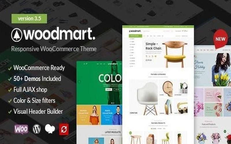 WoodMart – 商品筛选与品牌零售商城主题
