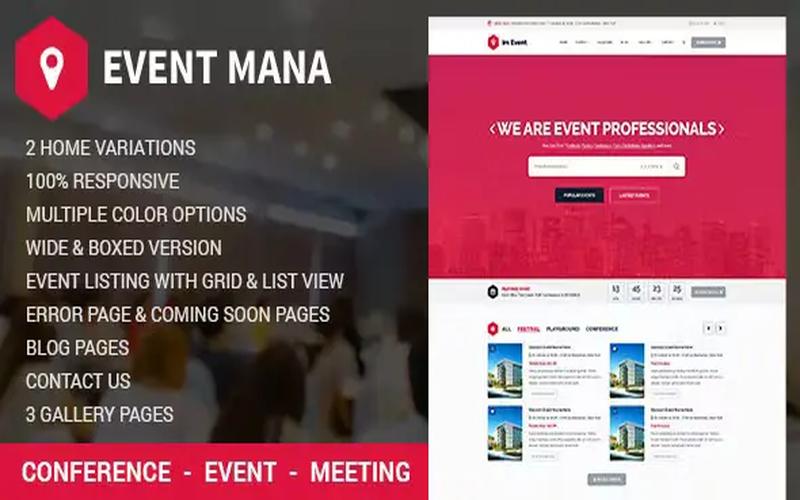 Event Management – 专业活动管理主题