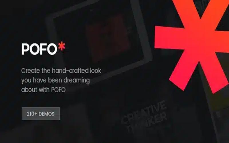 Pofo – 创意作品集与设计工作室博客主题