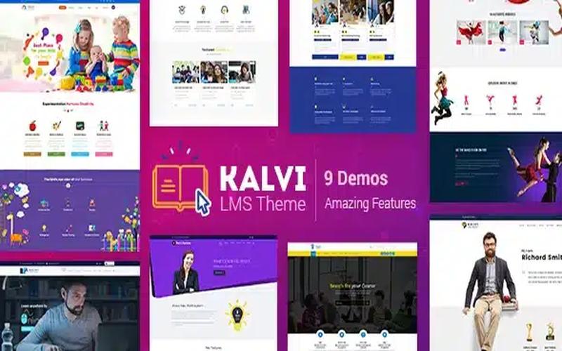 Kalvi – 在线课程与教育培训主题