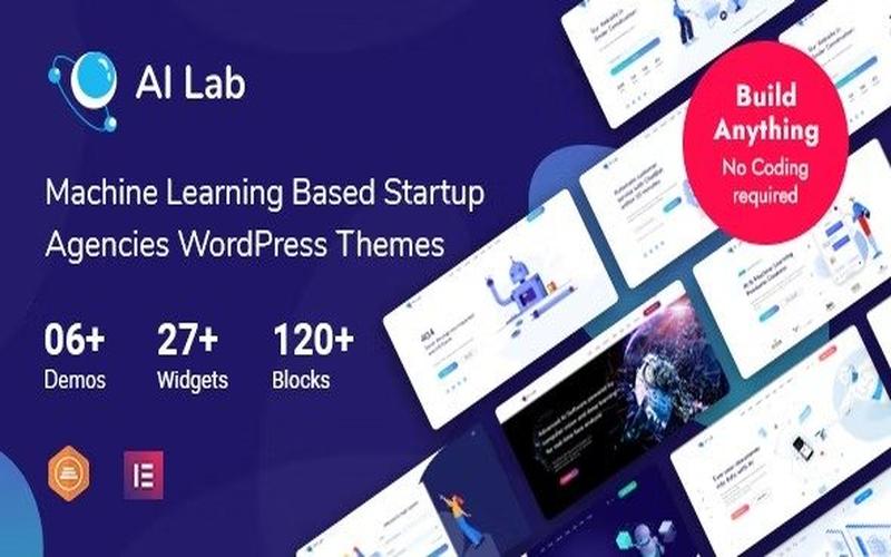 AI Lab – 人工智能与机器学习企业展示主题
