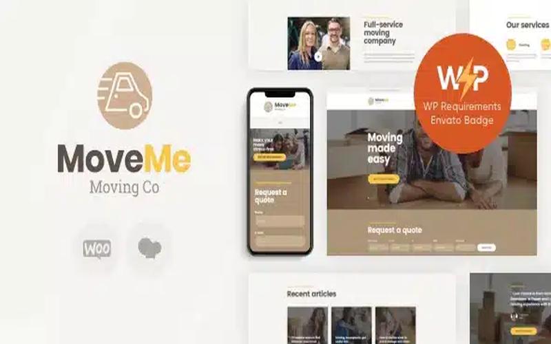 MoveMe – 搬家公司与仓储服务主题