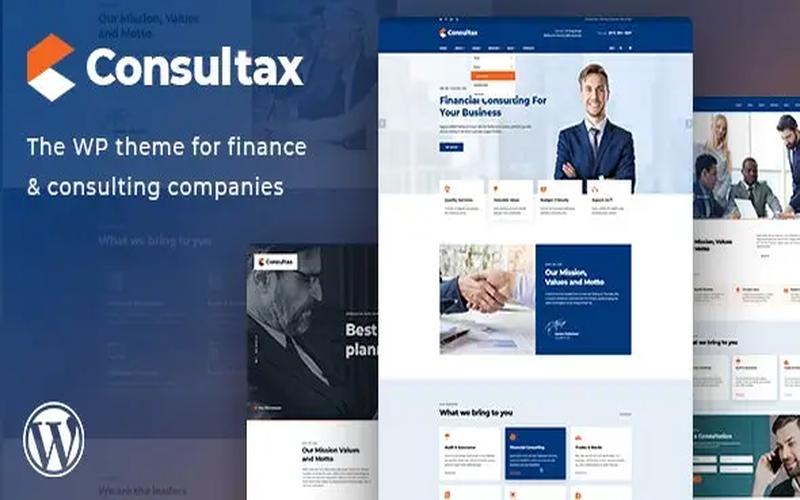Consultax – 财务咨询与企业顾问服务主题