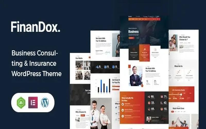 FinanDox – 商务咨询与专业顾问展示主题