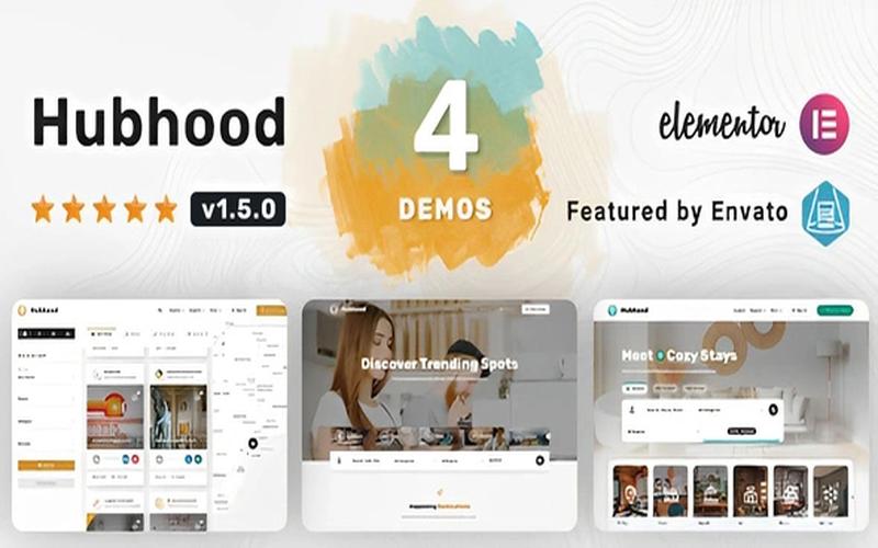 Hubhood – 本地商家与分类信息目录平台主题