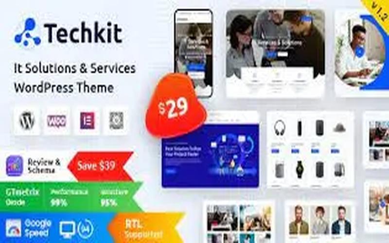 Techkit – IT服务与技术解决方案企业主题