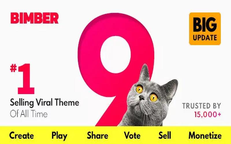 Bimber – 病毒式内容杂志 WordPress 主题