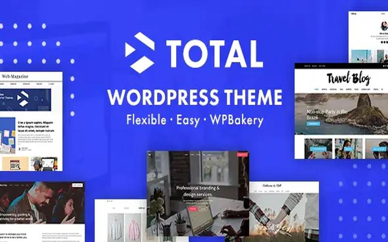 Total – 企业官网与创意作品多用途主题