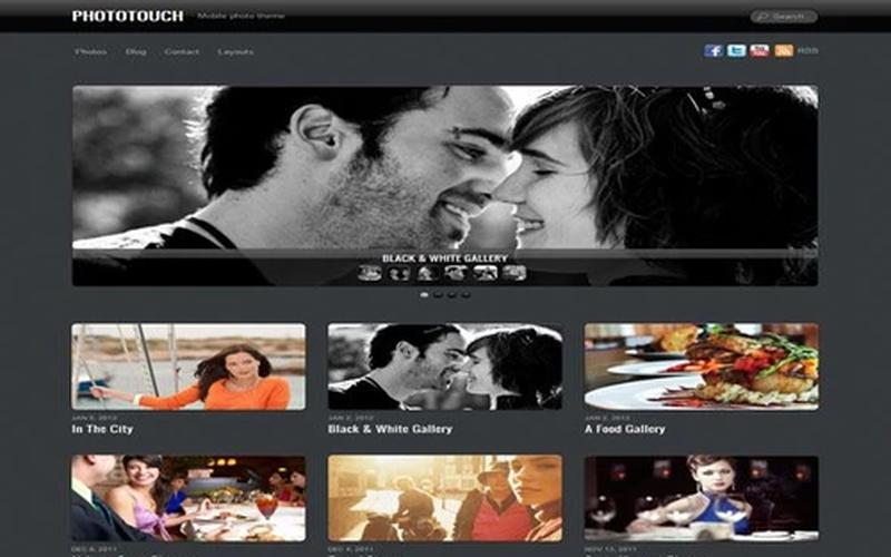 PhotoTouch – 触屏相册与摄影作品展示主题