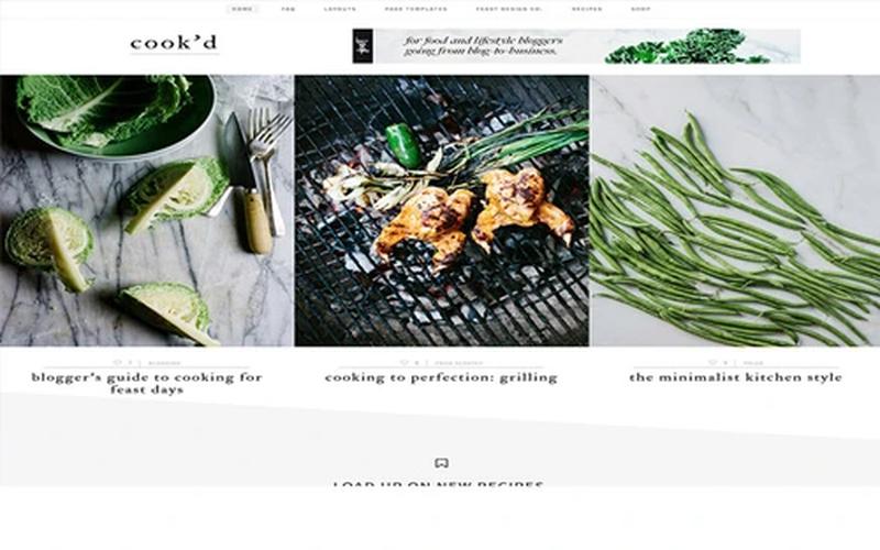 Cook’d Pro – 精选食谱与烹饪内容博客主题