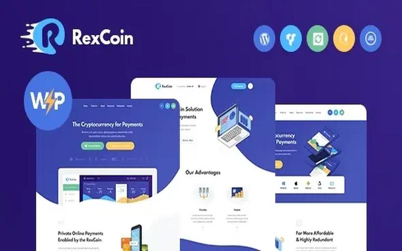 RexCoin – 区块链项目与加密资讯展示主题