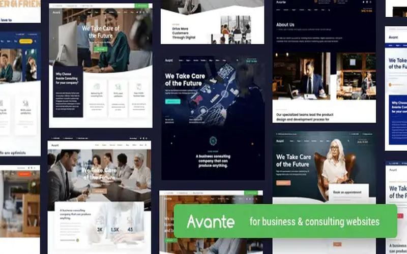 Avante – 商业咨询与外贸顾问企业主题