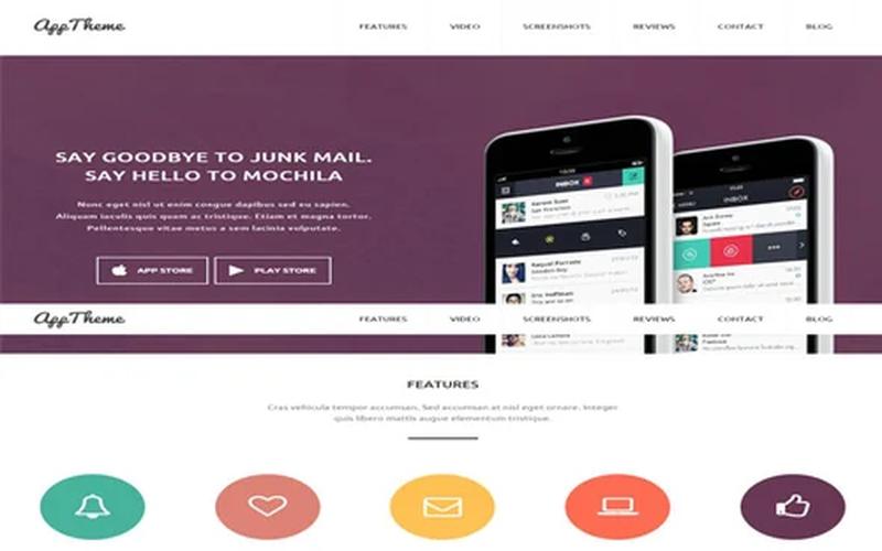 AppTheme – 应用展示与企业作品集主题