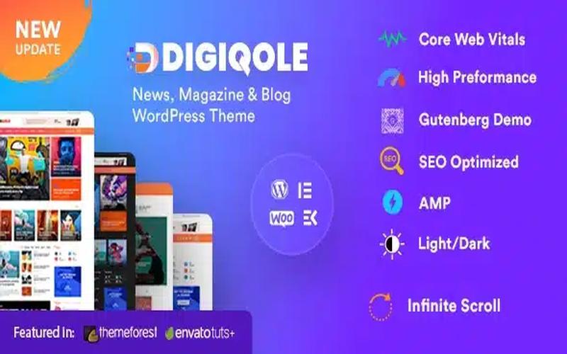 Digiqole – 专业新闻与杂志主题