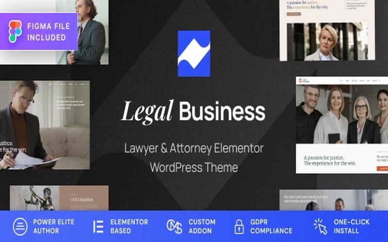 Legal Business – 律师团队与法律服务机构展示主题