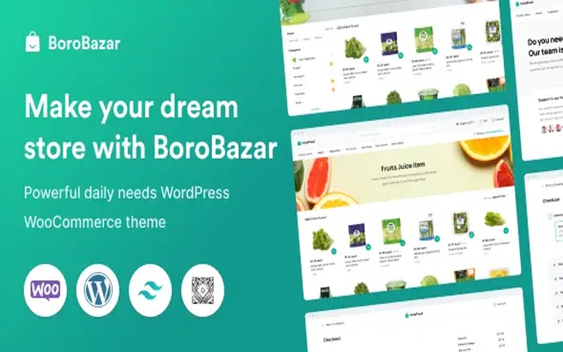 BoroBazar – 日常杂货与快速选购商城主题