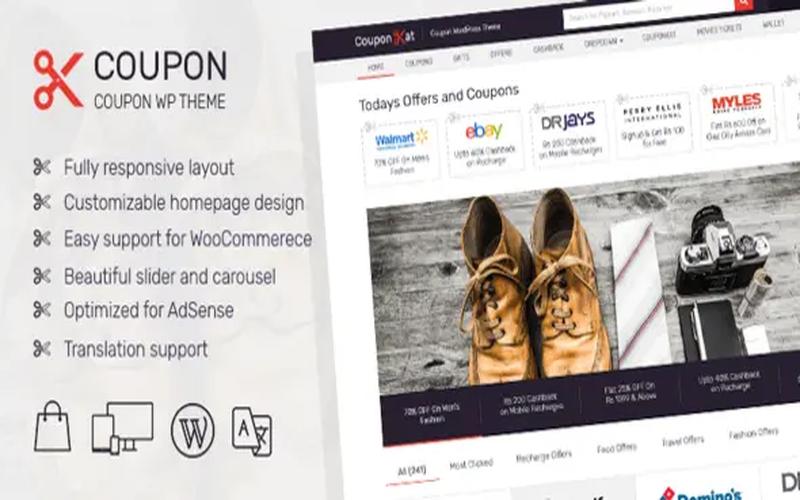 Coupon – 优惠券与折扣信息网站 WordPress 主题