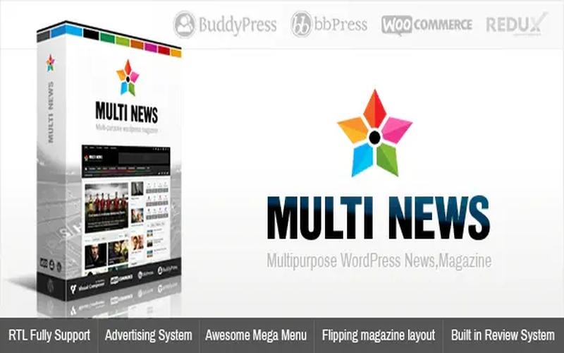 Multinews – 多用途新闻杂志与博客主题