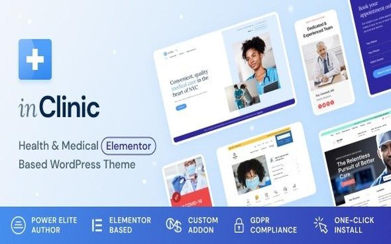 InClinic – 医疗机构与综合诊所展示主题