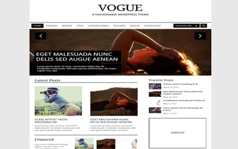Vogue – 简约排版与生活方式 WordPress 博客主题