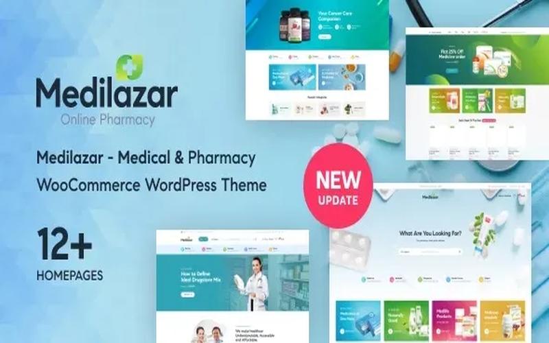 Medilazar – 健康护理用品与多品类购物商城主题