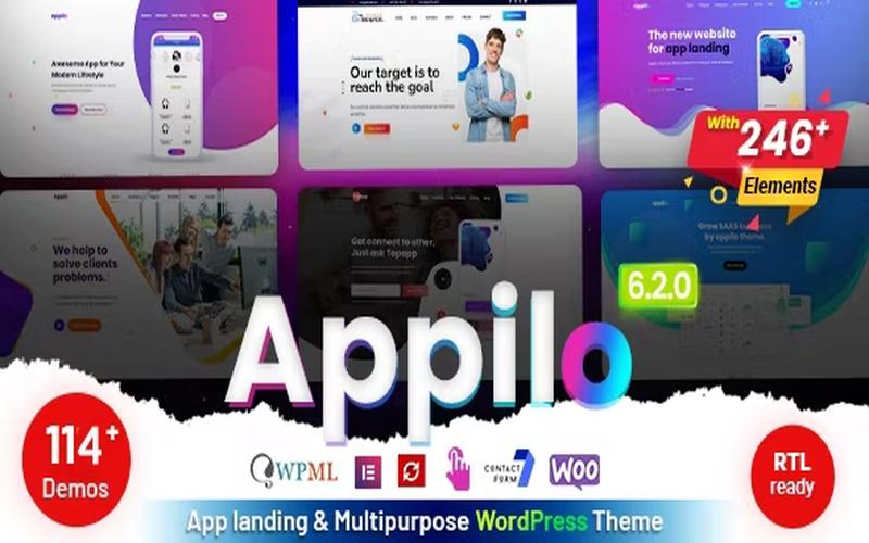 Appilo – 软件服务与多场景产品推广主题