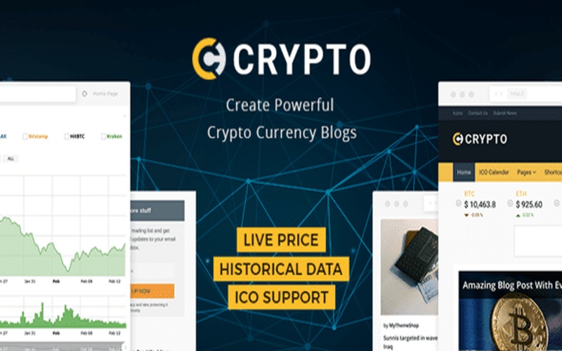 Crypto – 比特币与加密货币 WordPress 主题