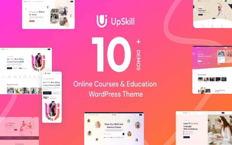 UpSkill – 在线课程与教育培训学习平台主题
