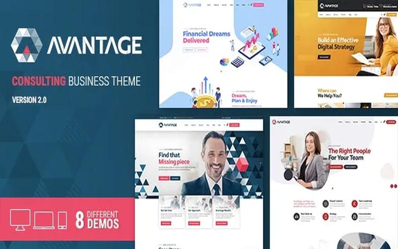 Avantage – 商务咨询与顾问机构官网展示主题