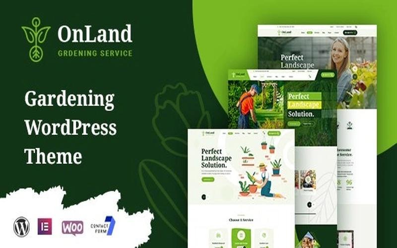 OnLand – 园艺养护与庭院景观服务主题