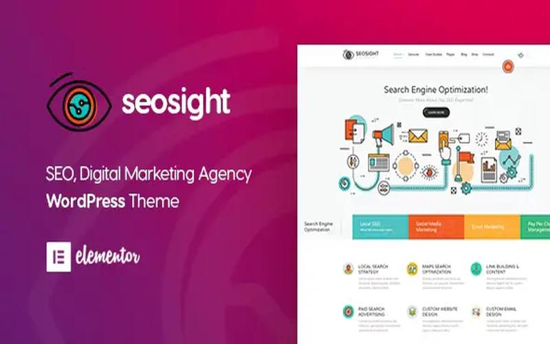 Seosight – 营销机构与服务商城展示主题