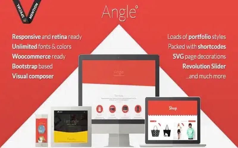 Angle – 扁平化 Bootstrap 多用途响应式主题