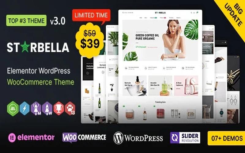 StarBella – 多品类零售与品牌商城主题