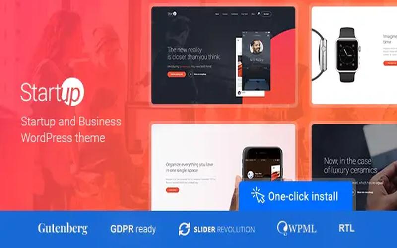 Startup Company – 商业科技与新品发布主题